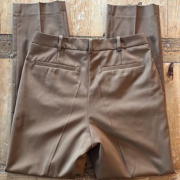 NWT Pure Coll. Slim Leg Wool-Blend Pant Camel 2P - Picture 3 of 9